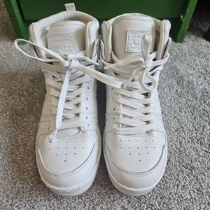 White High-Top Sneakers